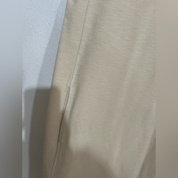 Quarter zip knit dress with pockets, legendary outfitters XL Woman, plus cream - Picture 4 of 7